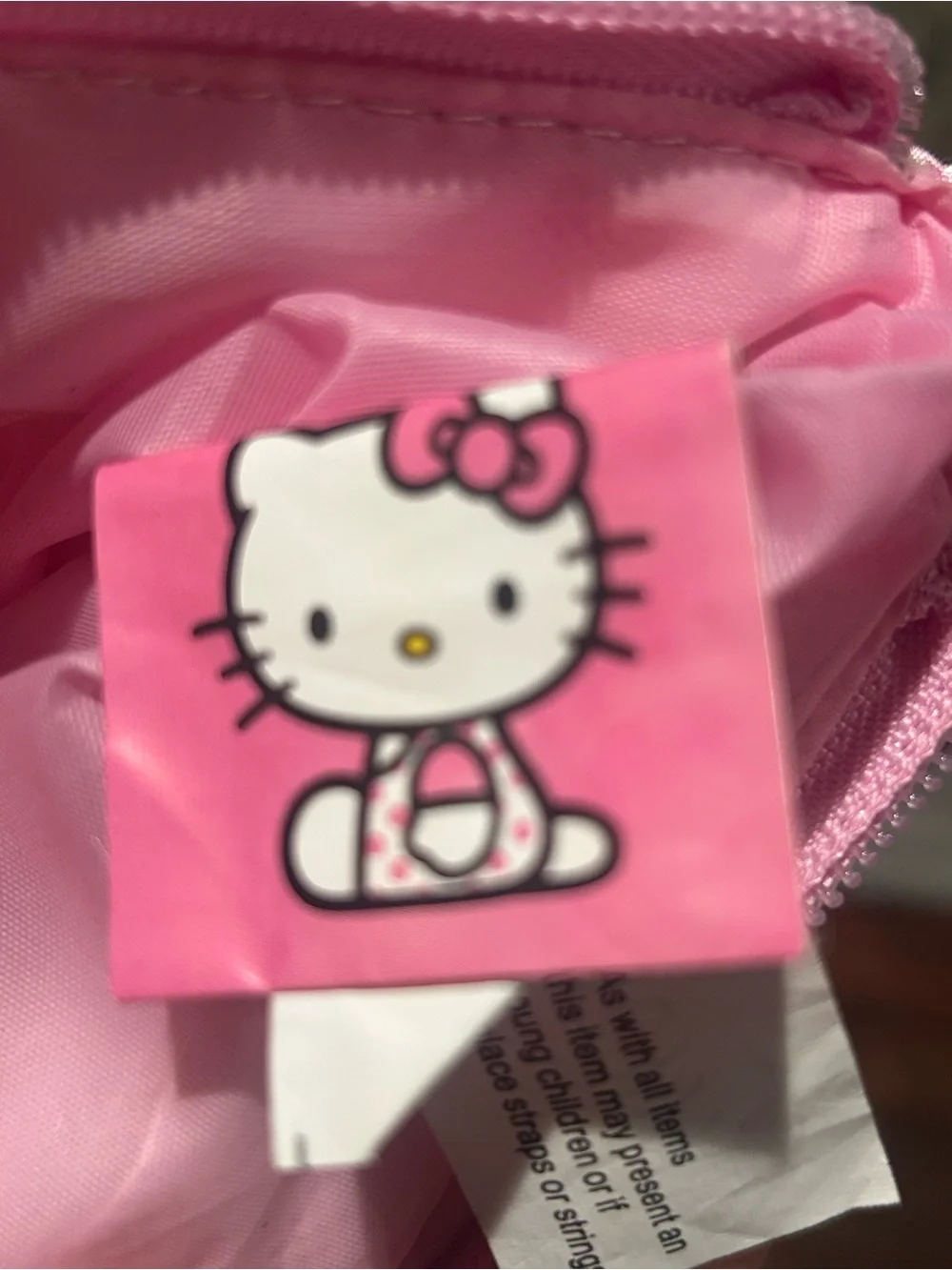Vintage Y2K Hello Kitty Pink Floral Bow Shoulder Bag